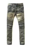balmain slim-fit biker jeans fashion 536